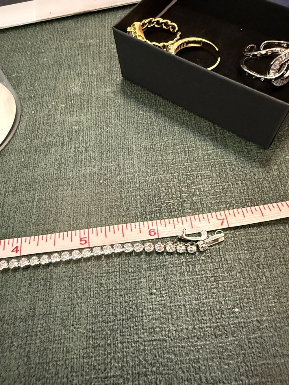 Classic Clear Crystal Tennis Necklace - Silver Tone